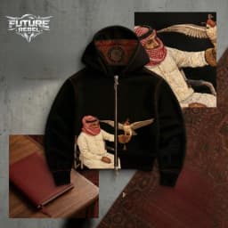 Y2K Desert Eagle Print Hoodie Unisex Streetwear Pattern Embroidery Sweatshirt Harajuku Culture Hip Hop Casual Pullover Hoodies