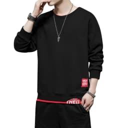 2027 Spring Autumn Men Hoodies Fashion Men Long Sleeve Sweatshirt Patchwork Hoodie Letter Print Quality Jogger Pullovers Male
