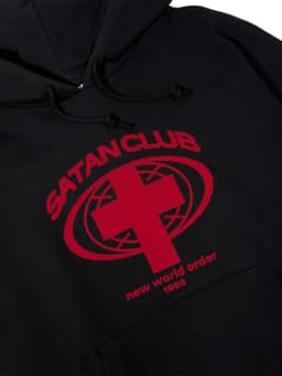 Men's Sweatshirts Satan Club Graphic Hoodies Oversized Winter Harajuku Long Sleeve Tops Korean Fashion Y2k Streetwear Clothing