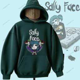 Sally Face Hoodie Horror and Mystery Game Sally Face Pullover Comfortable Personality Hoodie Hip-hop Hoodie Sweatshirt Printed