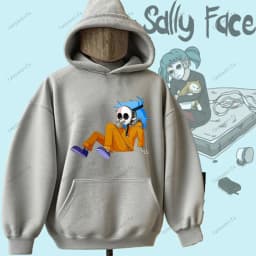 Sally Face Hoodie Horror and Mystery Game Sally Face Pullover Comfortable Personality Hoodie Hip-hop Hoodie Sweatshirt Printed