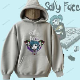 Sally Face Hoodie Horror and Mystery Game Sally Face Pullover Comfortable Personality Hoodie Hip-hop Hoodie Sweatshirt Printed