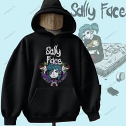 Sally Face Hoodie Horror and Mystery Game Sally Face Pullover Comfortable Personality Hoodie Hip-hop Hoodie Sweatshirt Printed