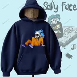 Sally Face Hoodie Horror and Mystery Game Sally Face Pullover Comfortable Personality Hoodie Hip-hop Hoodie Sweatshirt Printed