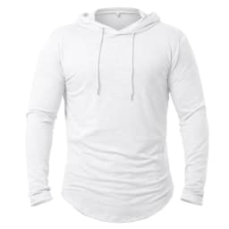Spring Autumn Men's Hooded Sports Sweatshirts Solid Color Loose Streetwear Hoodies Men Casual Hooded Hoodie Couple Clothing Tops