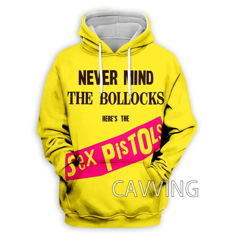 New Fashion Women/Men's 3D Print Sex Pistols Rock Hoodies Hooded Sweatshirts Harajuku Hoodie Sweatshirts Tops Clothing