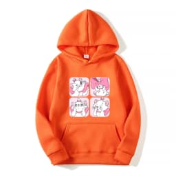 Marie Cat Anime Women Hoodie 2025 New Casual Cartoon Men Pullover Tops Spring Autumn Couple Sweatshirts Clothes
