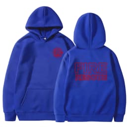 Fire Rescue Firefighter Hoodie Funny Fireman Sweatshirt Men Hoodies Pullover Hip Hop Streetwear
