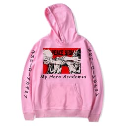 Anime My Hero Academia Hoodies Manga Midoriya Izuku Bakugou Katsuki Class 1A Letter Print Unisex Winter Oversized Sweatshirts