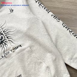 HS American Street Trend Meditation Theme Hooded