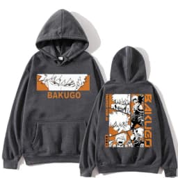 Japan Anime My Hero Academia Hoodie Bakugou Katsuki Trend Harajuku Manga Long Sleeve Men Women Fleece Loose Pullover Streetwear