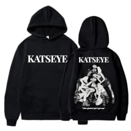 Kpop Group Katseye Graphic Hoodie Fashion Vintage Men Women Korean Long Sleeve Oversized Fleece Casual Tracksuit Streetwear Gift