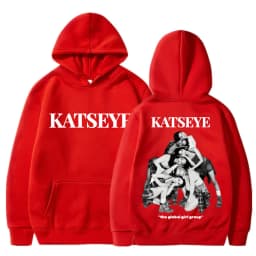 Kpop Group Katseye Graphic Hoodie Fashion Vintage Men Women Korean Long Sleeve Oversized Fleece Casual Tracksuit Streetwear Gift