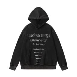 Korean Hip Hop Fashion Letter Print Hoodie for Men Clothing American Streetwear Oversize Sweatshirt Autumn Trendy Sport Pullover