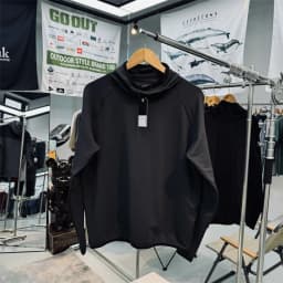 Loose Fit Outdoor Hoodie Sweatshirt Men Women Thin Bubble Cloth Crew Neck Pullover Hat Design Polyester Spandex Blend