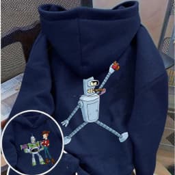 Futurama Hoodie Funny Robots Men Hoodie Cartoon Pullover Novelty Trending Clothes Autumn and Winter Keep Warm Tracksuit