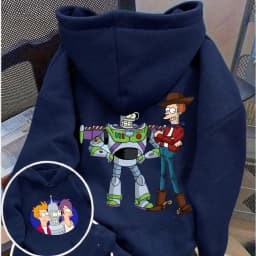 Futurama Hoodie Funny Robots Men Hoodie Cartoon Pullover Novelty Trending Clothes Autumn and Winter Keep Warm Tracksuit