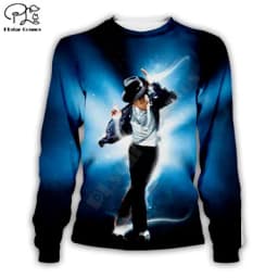 PLstar Cosmos Michael Jackson 3D Printed Hoodie/Sweatshirt/Jacket/Mens Womens hip hop apparel Fan costume
