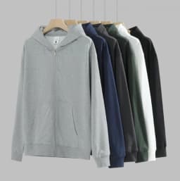 750G Heavyweight Hooded Zipper Sweatshirt Jacket for Men and Women Loose Fit Autumn Winter Thickened Sports Casual Cardigan