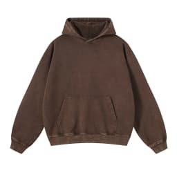 Heavyweight High Street Washed 520G Hooded Sweatshirt Vintage Dark Loose Oversized Unisex Hoodie