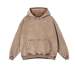Heavyweight High Street Washed 520G Hooded Sweatshirt Vintage Dark Loose Oversized Unisex Hoodie