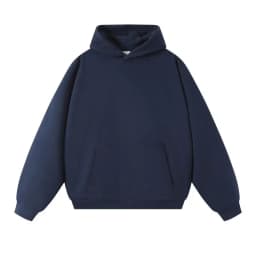 750g Terry Hooded Sweatshirt Autumn Winter Style Drop Shoulder Loose Trendy Pullover Hoodie Casual Solid Color Jacket Unisex
