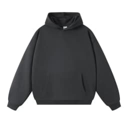 750g Terry Hooded Sweatshirt Autumn Winter Style Drop Shoulder Loose Trendy Pullover Hoodie Casual Solid Color Jacket Unisex