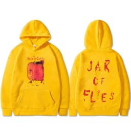 Rock Band Alice in Chains Jar of Flies Album Graphic Hoodie Men Gothic Punk Pop Music Hooded Sweatshirt Male Fashion Pullover