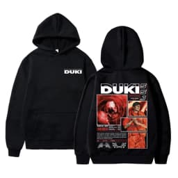 Rapper Duki Merch Hoodie Unisex Casual Fleece Cotton Pullover Male Trend Hoodies Men Women Fashion Hip Hop Oversized Streetwear