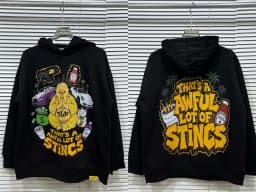High Street Character Letter Print Hooded Hoodies for Men and Women Ropa Hombre Loose Baggy Autumn Sweatshirts Oversized
