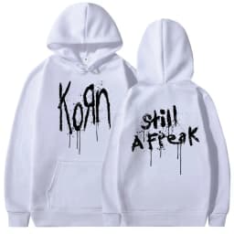 Korn Music Concert Rock Band WORLD TOUR Hoodie Men's Vintage Metal Gothic Oversized Sweatshirt Punk Hip Hop Hoodies Streetwear
