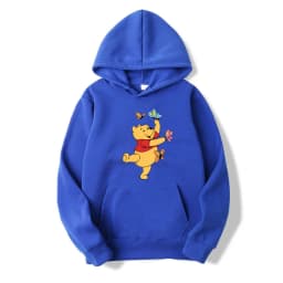 Winnie the Pooh Men Hoodie Japanese Cartoon Anime Women Pullover New Casual Autumn Winter Couple Oversized Sweatshirts