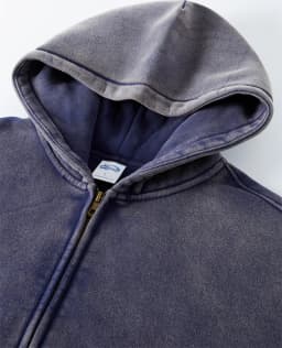American Fried Street Insoversize Cardigan Sweater Men and Women Loose Old Zipper Fleece Hooded Lazy Jacket