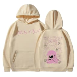 Japanese Manga Bocchi The Rock Hoodies Anime Gotoh Hitori Graphic Sweatshirts Men Women Harajuku Oversized Long Sleeves Pullover