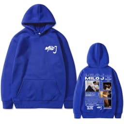 Rapper Milo J 111 Album Graphic Hoodie Men Women Hip Hop Fashion Oversized Hooded Sweatshirt Men's Casual Fleece Cotton Hoodies