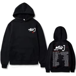 Rapper Milo J 111 Album Graphic Hoodie Men Women Hip Hop Fashion Oversized Hooded Sweatshirt Men's Casual Fleece Cotton Hoodies