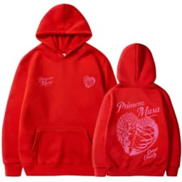Omar Courtz Primera Musa Album Tour Merch Hoodies Men's Women Fashion Hip Hop Hooded Sweatshirts Fleece Oversized Pullovers Coat