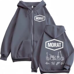 Morat Colombia Band Merch Zipper Hoodies Men Women Clothing Fashion Rock Zip Up Sweatshirts High Quality Fleecce Loose Pullovers