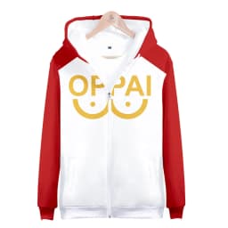 Coat Anime Saitama Oppai Hooded Hoodie Men Women Fleece Sweatshirt Fashion Harajuku Jacket Brand Clothes Cosplay Costume