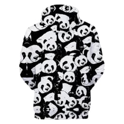 Funny Anime Panda 3D Printing Hoodies Fashion Women Men Autumn Winter Sweatshirt Girls Pullover Jacket Cosplay Costume