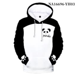 Funny Anime Panda 3D Printing Hoodies Fashion Women Men Autumn Winter Sweatshirt Girls Pullover Jacket Cosplay Costume