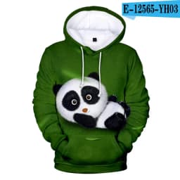 Funny Anime Panda 3D Printing Hoodies Fashion Women Men Autumn Winter Sweatshirt Girls Pullover Jacket Cosplay Costume