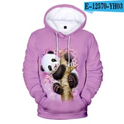 Funny Anime Panda 3D Printing Hoodies Fashion Women Men Autumn Winter Sweatshirt Girls Pullover Jacket Cosplay Costume