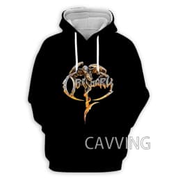 New Fashion Women/Men's 3D Print Obituary Rock Hoodies Hooded Sweatshirts Harajuku Hoodie Sweatshirts Tops Clothing