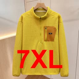 10XL Plus Size Sweatshirts Men Autumn Winter Fleece Sweatshirt Half Zipper Male Fashion Casual Pullover Big Size 10XL