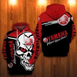 Hot Sale: Yamaha Men's 3D Printed Motorcycle Hoodie, Perfect for Street Style and Motorcycle Riding