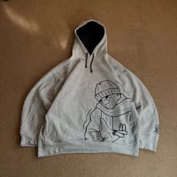 Streetwear Vintage Grey Hoodie Y2K Clothes Mens Womens Punk Rock Street Graphic Oversized Hoodie Sweatshirt Casual Jacket