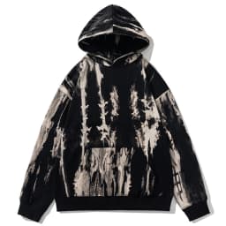 Vintage Tie Dye Hoodie Oversized Harajuku Streetwear Hip Hop Hoodie Pullover Sweatshirt Men Retro Loose Casual Hoodies