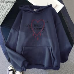 Happy Fine Line Print Hoodeis Harry Styles Treat People Kindness Fashionable Sweatshirts Women's Top Men Clothing Y2k Pullover