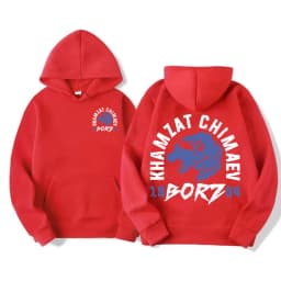 Khamzat Chimaev "borz" Logo Print Hoodies Men's Harajuku Gothic Vintage Sweatshirt Unisex Autumn/Winter Casual Hoodie Streetwear